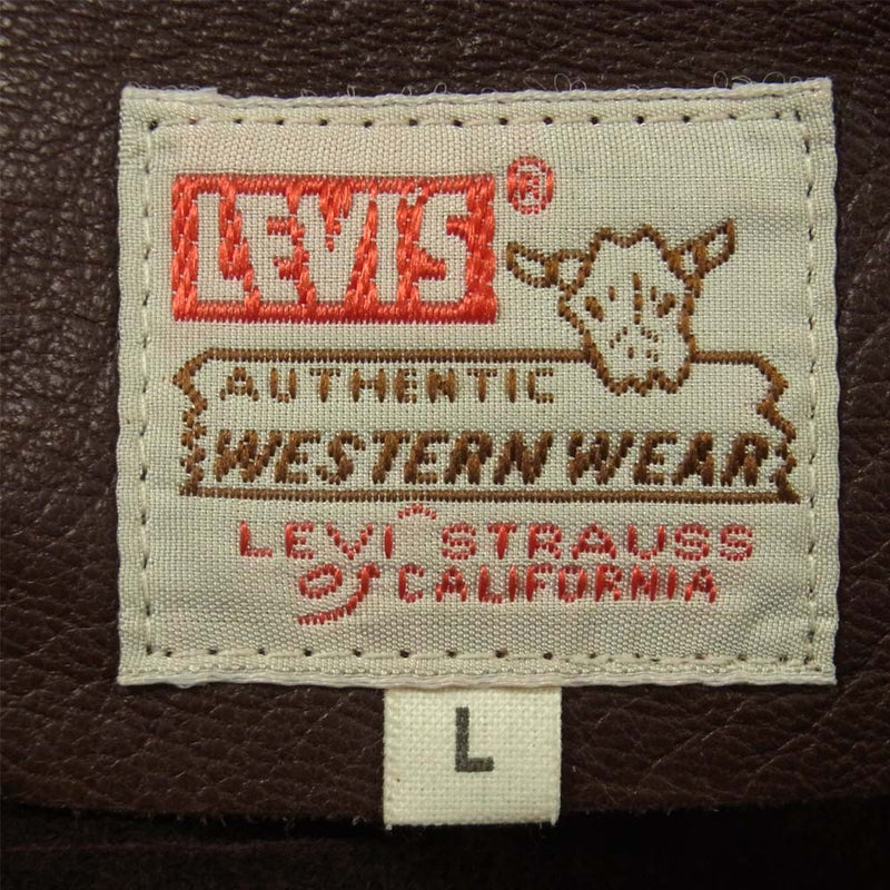 Levi's リーバイス LVC 1960年復刻 Suede Trucker Jacket スエード トラッカー ジャケット ブラウン系 L【中古】