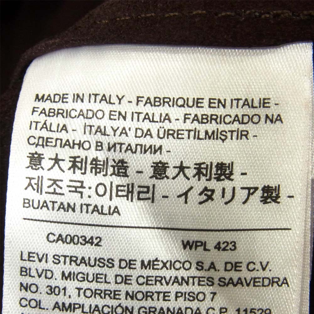 Levi's リーバイス LVC 1960年復刻 Suede Trucker Jacket スエード トラッカー ジャケット ブラウン系 L【中古】