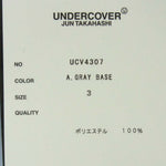 UNDERCOVER アンダーカバー UCV4307 総柄 転写 プリント ポンチョ パーカー グレー系 3【新古品】【未使用】【中古】