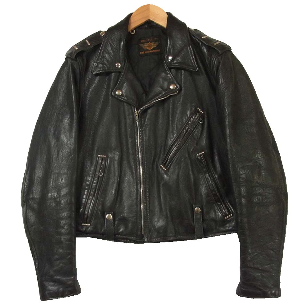 HARLEY DAVIDSON ハーレーダビッドソン 50s Cycle Champ サイクルチャンプ ヴィンテージ ライダース オリジナル ジャケット ブラック系【中古】