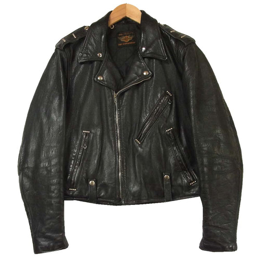 HARLEY DAVIDSON ハーレーダビッドソン 50s Cycle Champ サイクルチャンプ ヴィンテージ ライダース オリジナル ジャケット ブラック系【中古】