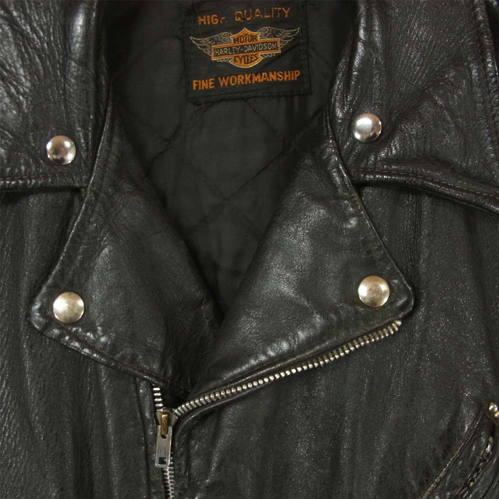 HARLEY DAVIDSON ハーレーダビッドソン 50s Cycle Champ サイクルチャンプ ヴィンテージ ライダース オリジナル ジャケット ブラック系【中古】