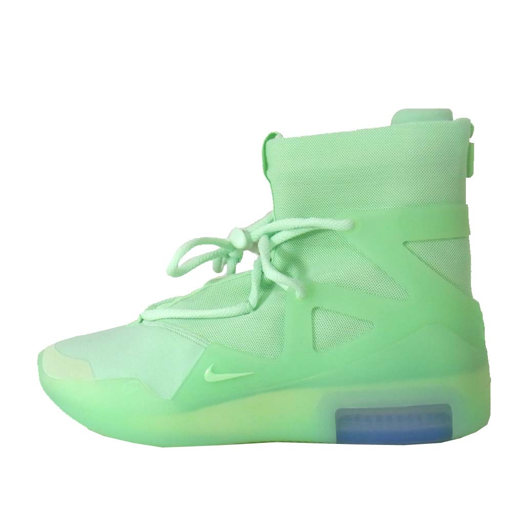 FEAR OF GOD フィアオブゴッド AR4237-300 ナイキ NIKE AIR FEAR OF GOD 1 ハイカット スニーカー グリーン系 27.5cm【新古品】【未使用】【中古】