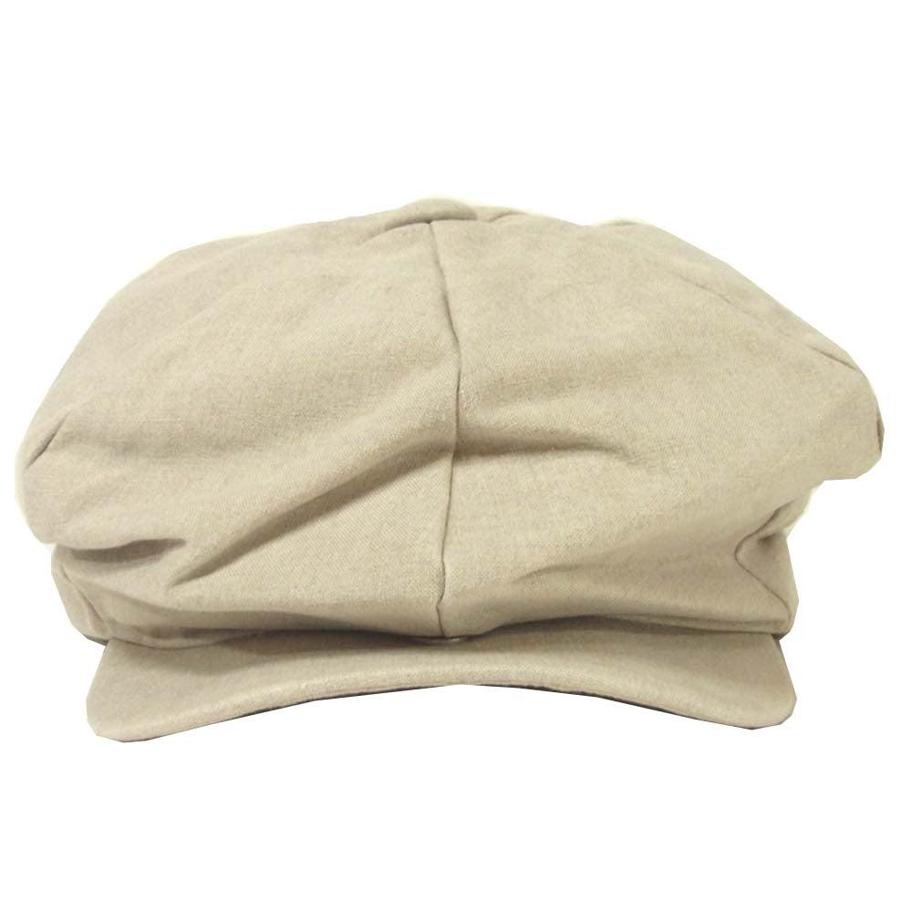 The REAL McCOY'S ザリアルマッコイズ DOUBLE DIAMOND ダブルダイヤモンド リネン キャスケット ライトグレー系 7.75【中古】