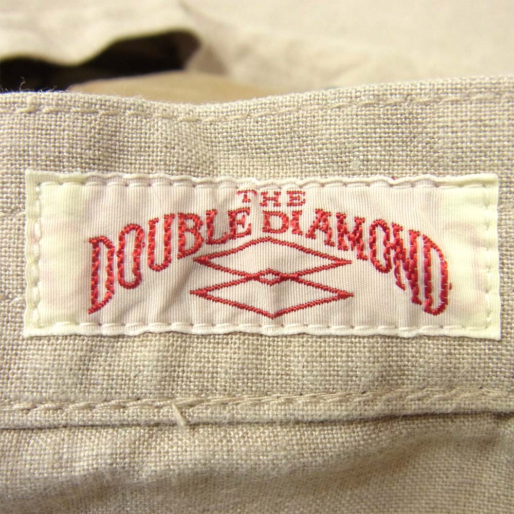 The REAL McCOY'S ザリアルマッコイズ DOUBLE DIAMOND ダブルダイヤモンド リネン キャスケット ライトグレー系 7.75【中古】