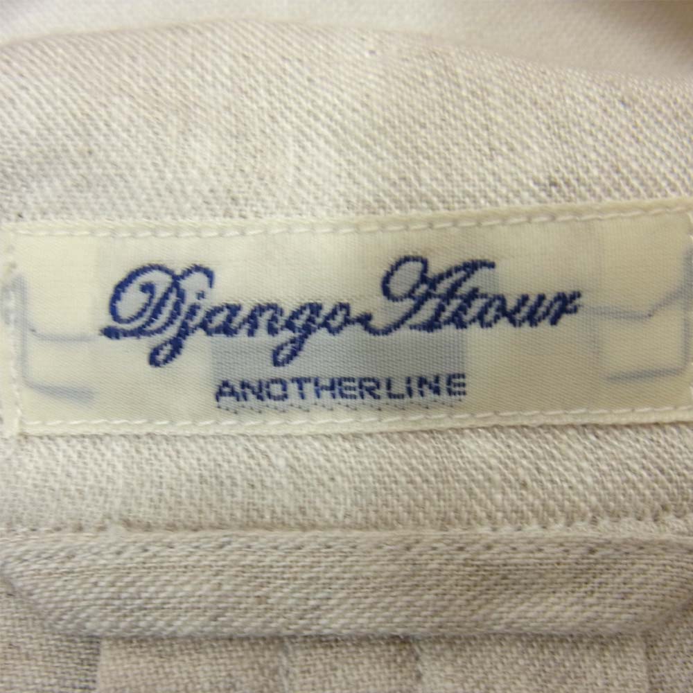 DJANGOATOUR ジャンゴアトゥール アナザーライン リネン クラシック セーラー プルオーバー シャツ ベージュ系 L【中古】