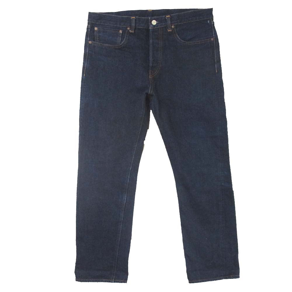 トロフィークロージング Brat Style ブラットスタイル セルビッチ 青耳 ナロー デニム パンツ インディゴブルー系 34【中古】