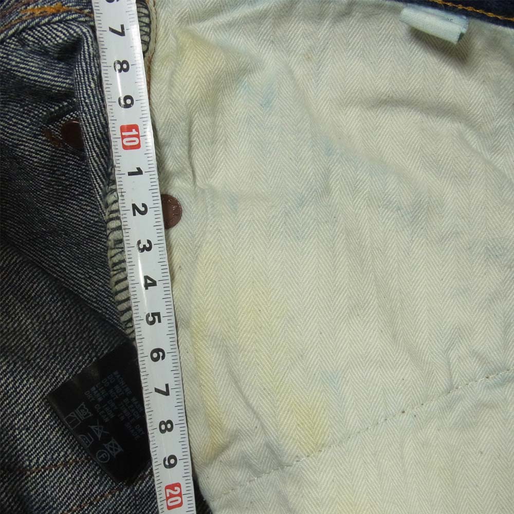 トロフィークロージング Brat Style ブラットスタイル セルビッチ 青耳 ナロー デニム パンツ インディゴブルー系 34【中古】