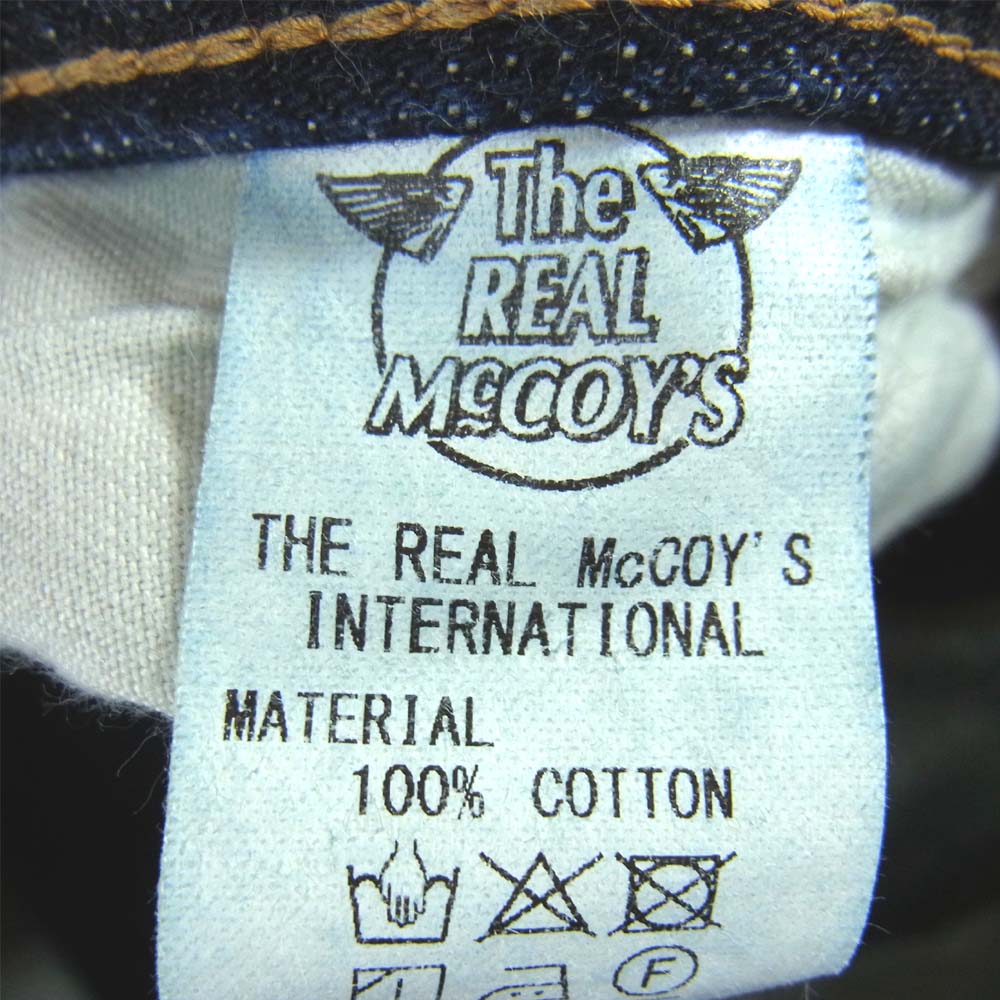 The REAL McCOY'S ザリアルマッコイズ JOE McCOY ジョー マッコイ Lot 900 シンチバック セルビッチ 赤耳 デニム パンツ インディゴブルー系 32【中古】
