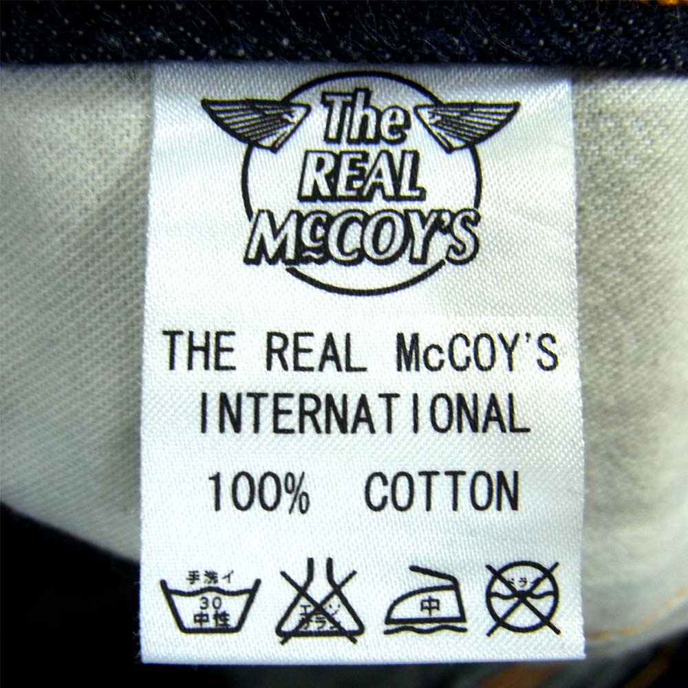The REAL McCOY'S ザリアルマッコイズ JOE McCOY ジョー マッコイ Lot 991XH セルビッチ 赤耳 デニム パンツ インディゴブルー系 30【中古】
