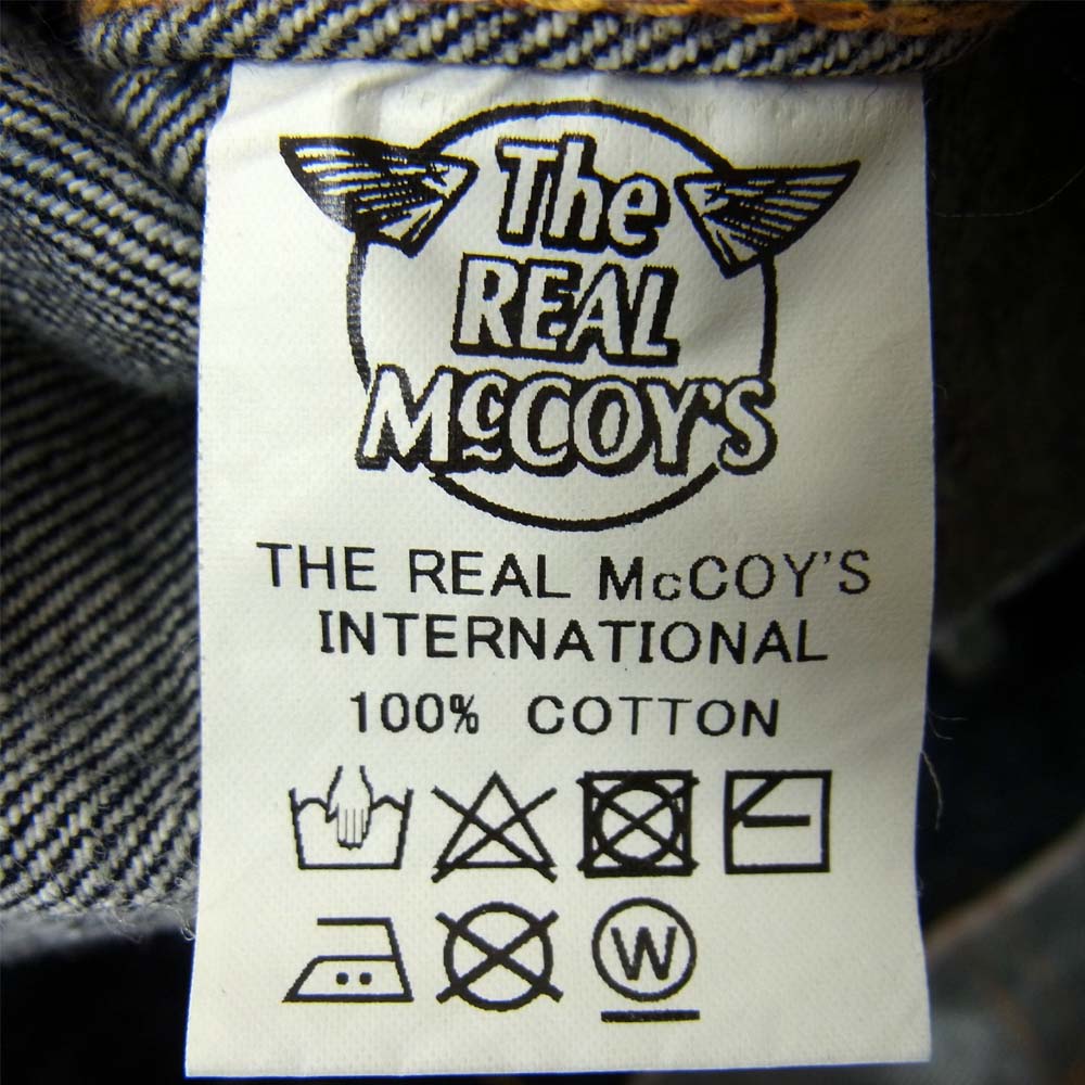 The REAL McCOY'S ザリアルマッコイズ 001XXJ 2nd デニム ジャケット インディゴブルー系 40【中古】