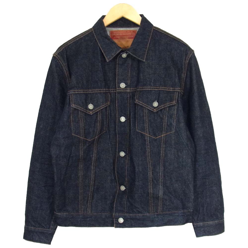 The REAL McCOY'S ザリアルマッコイズ Lot 004J 3rd デニム ジャケット インディゴブルー系 40【中古】