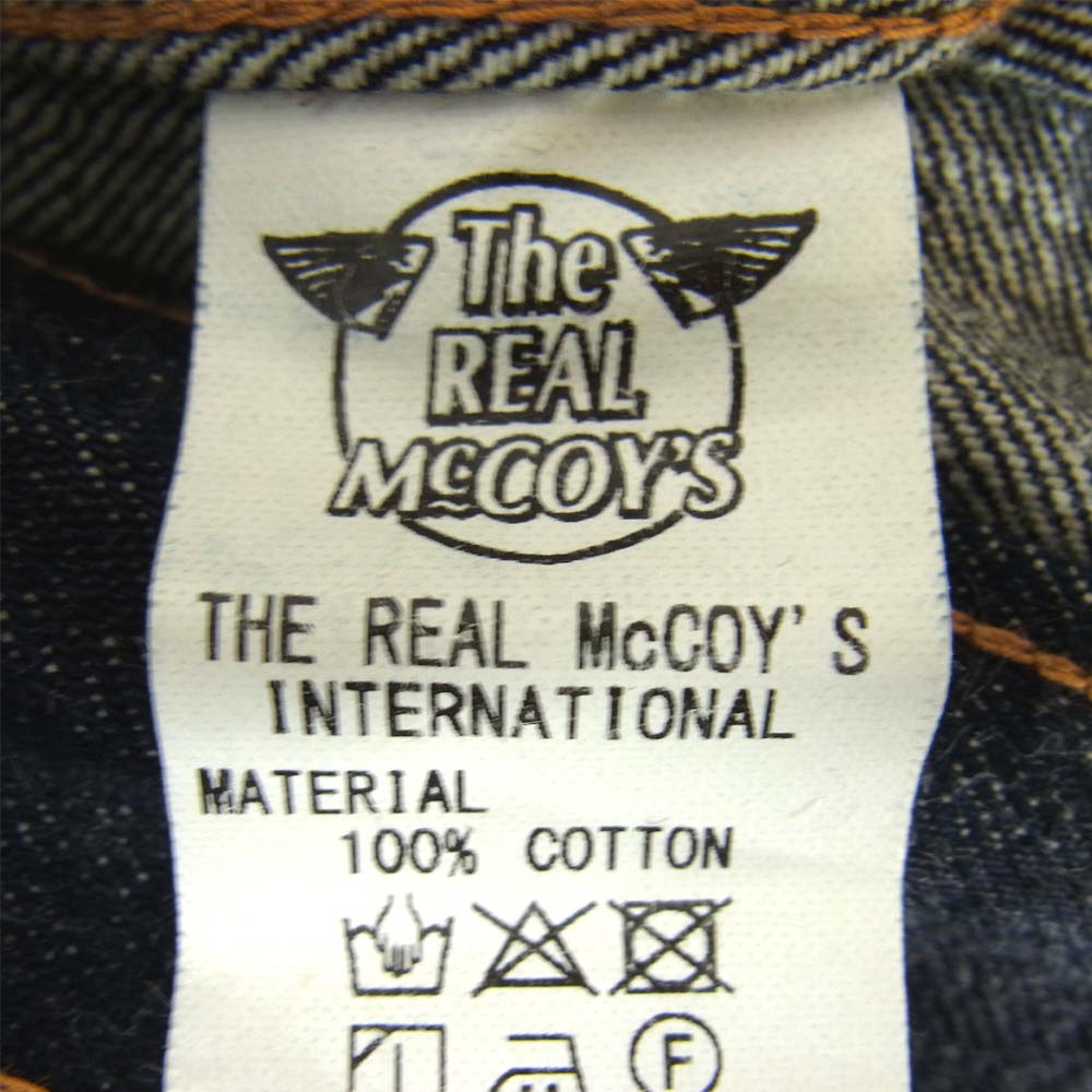 The REAL McCOY'S ザリアルマッコイズ Lot 004J 3rd デニム ジャケット インディゴブルー系 40【中古】