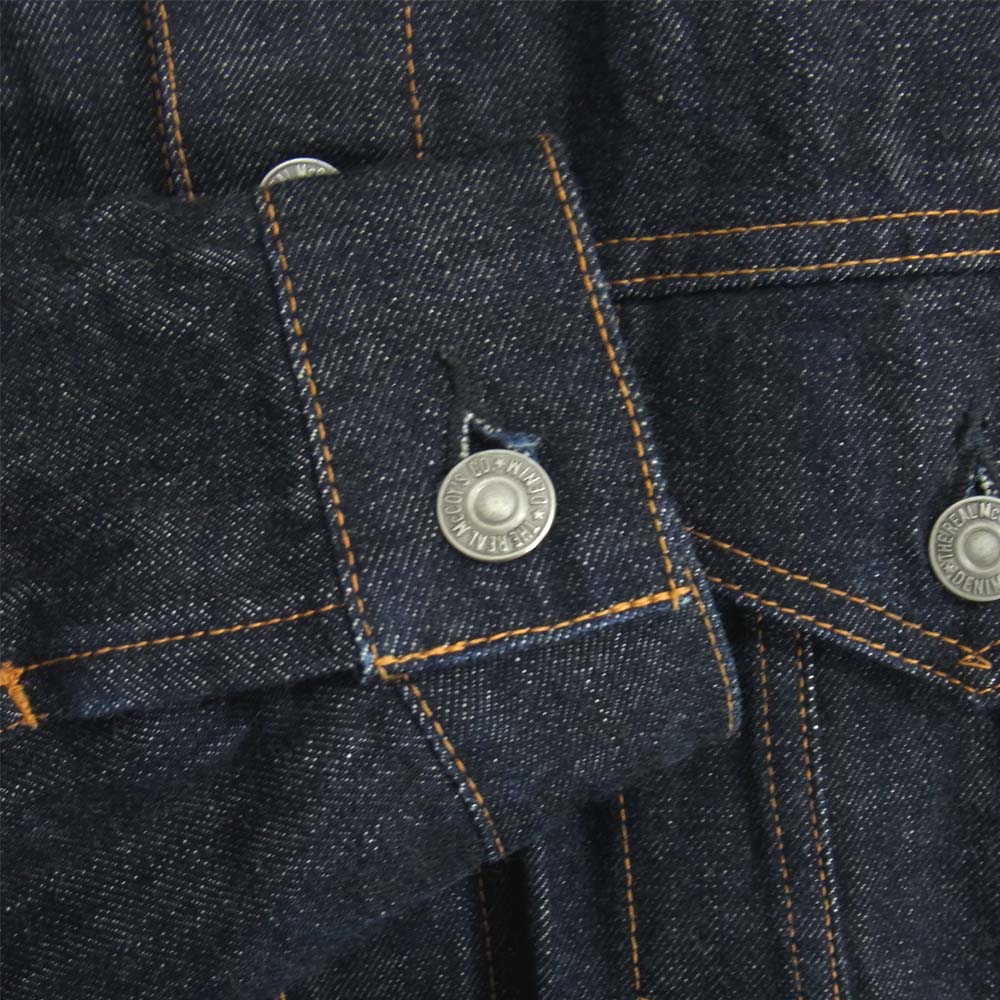 The REAL McCOY'S ザリアルマッコイズ Lot 004J 3rd デニム ジャケット インディゴブルー系 40【中古】