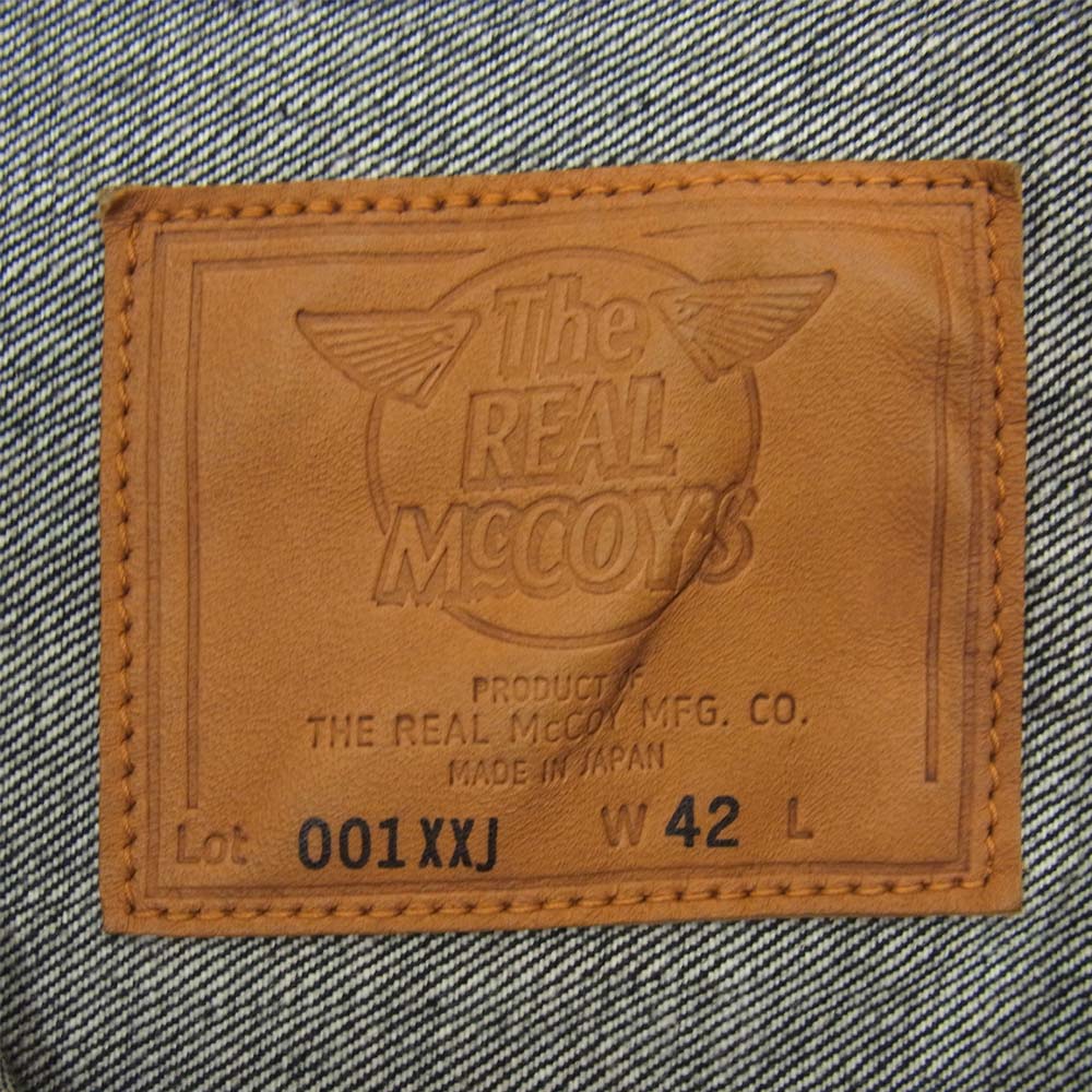 The REAL McCOY'S ザリアルマッコイズ 001XXJ 1st シンチバック デニム ジャケット インディゴブルー系 42【中古】