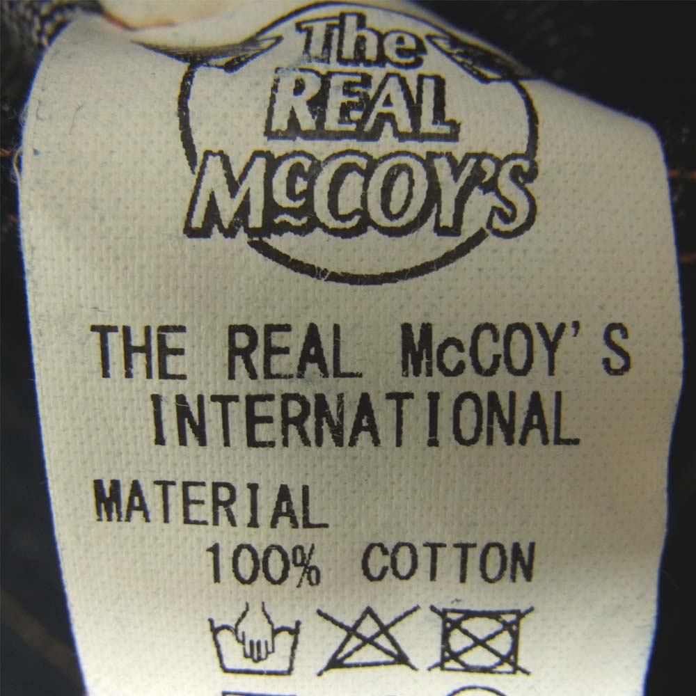 The REAL McCOY'S ザリアルマッコイズ 001XXJ 1st シンチバック デニム ジャケット インディゴブルー系 42【中古】