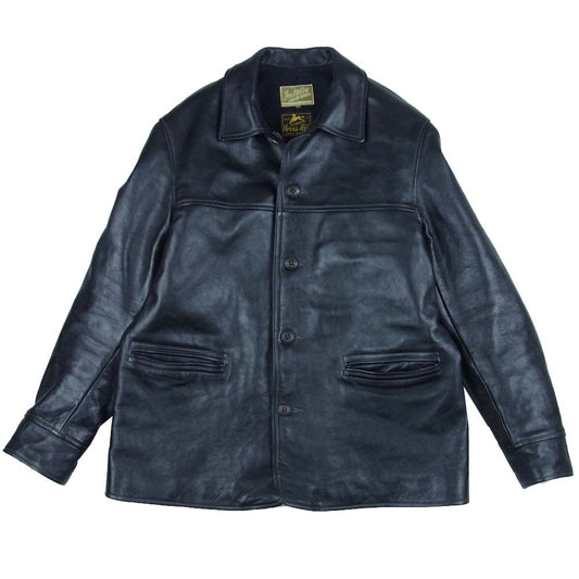 The REAL McCOY'S ザリアルマッコイズ MJ12131 JOE McCOY ジョーマッコイ ホースハイド カーコート ブラック系 40【中古】