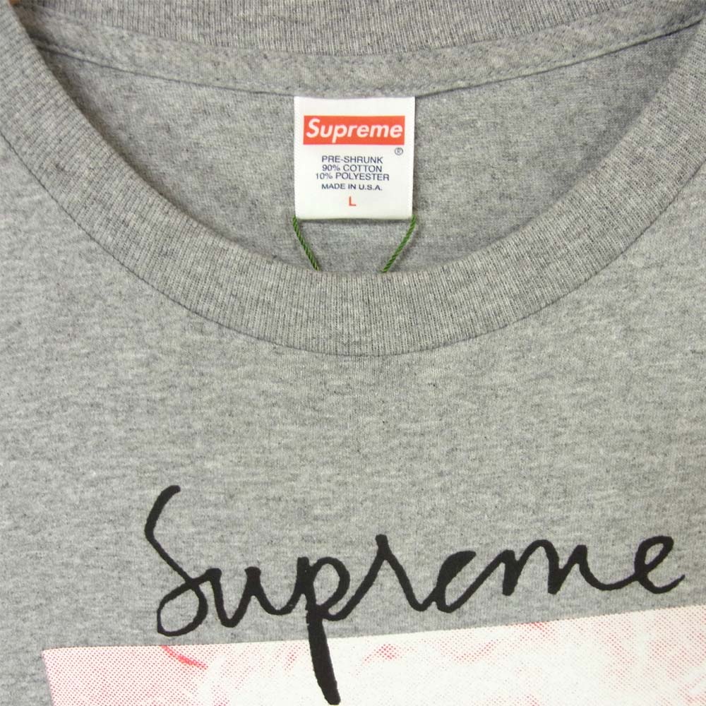 Supreme シュプリーム 18AW Madonna Tee マドンナ 半袖 Tシャツ コットン グレー系 L【極上美品】【中古】
