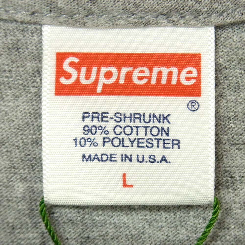 Supreme シュプリーム 18AW Madonna Tee マドンナ 半袖 Tシャツ コットン グレー系 L【極上美品】【中古】