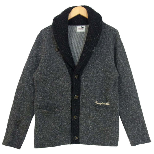 GANGSTERVILLE ギャングスタービル GSV-10-FW-11 ウール ショールカラー カーディガン グレー系 L【中古】