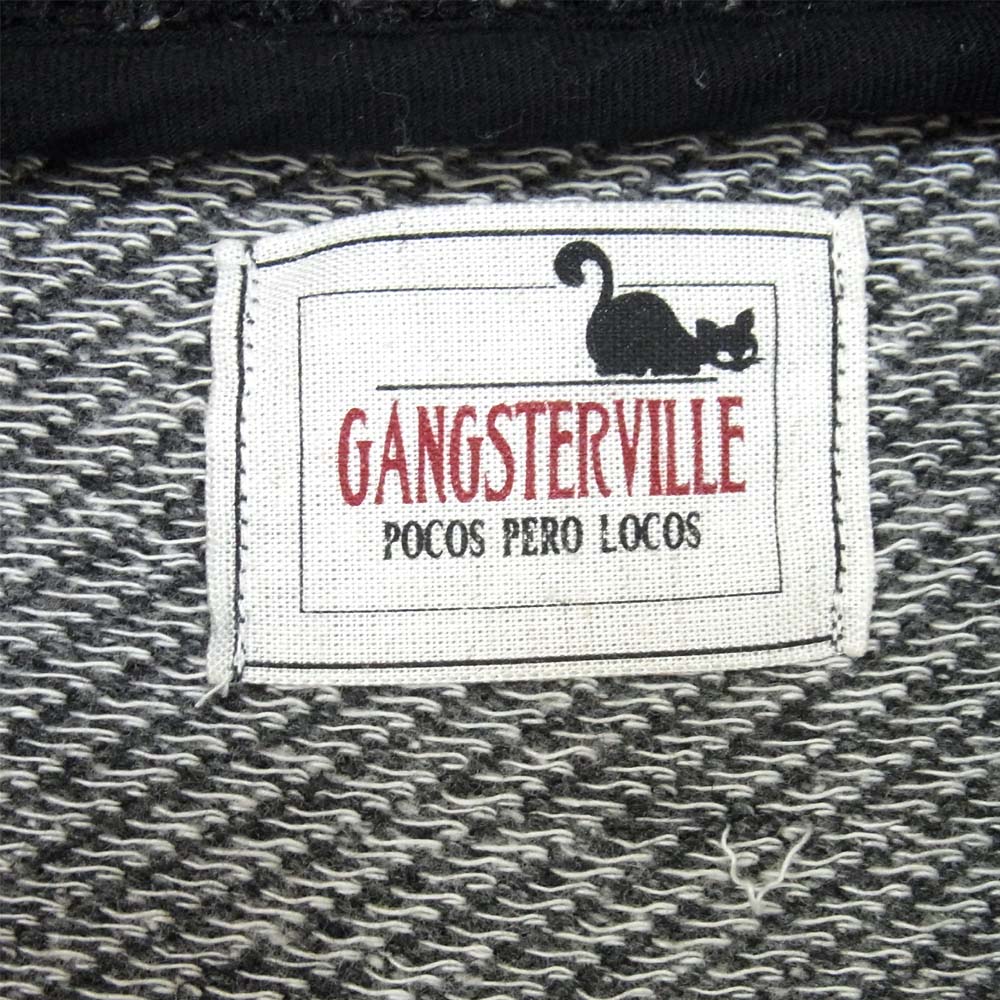 GANGSTERVILLE ギャングスタービル GSV-10-FW-11 ウール ショールカラー カーディガン グレー系 L【中古】