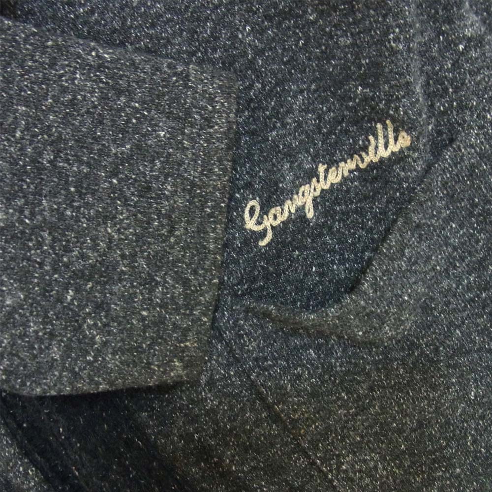 GANGSTERVILLE ギャングスタービル GSV-10-FW-11 ウール ショールカラー カーディガン グレー系 L【中古】