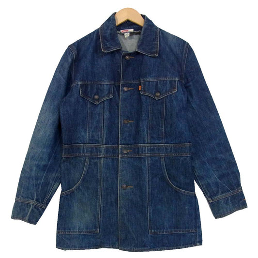 Levi's リーバイス 70s~80s ボタン裏645 オレンジタブ カバーオール インディゴブルー系 M【中古】