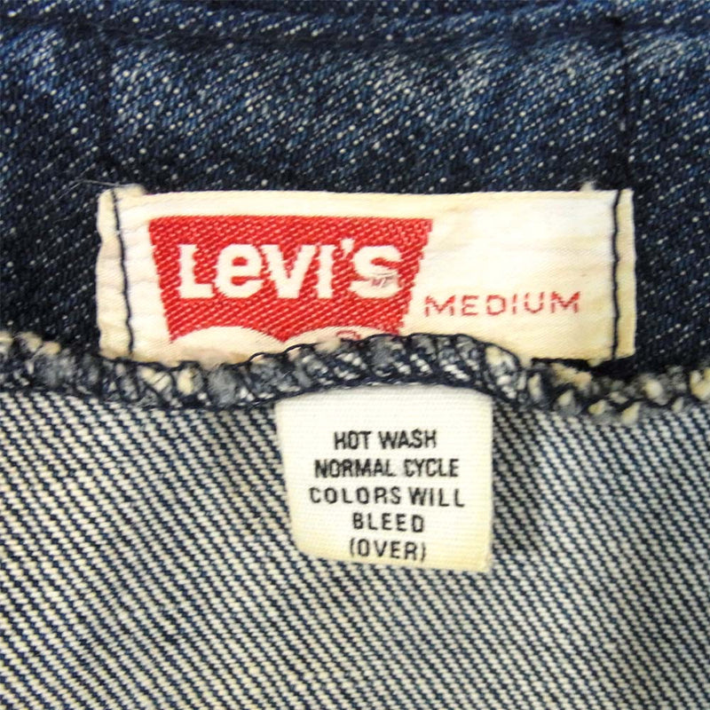 Levi's リーバイス 70s~80s ボタン裏645 オレンジタブ カバーオール インディゴブルー系 M【中古】
