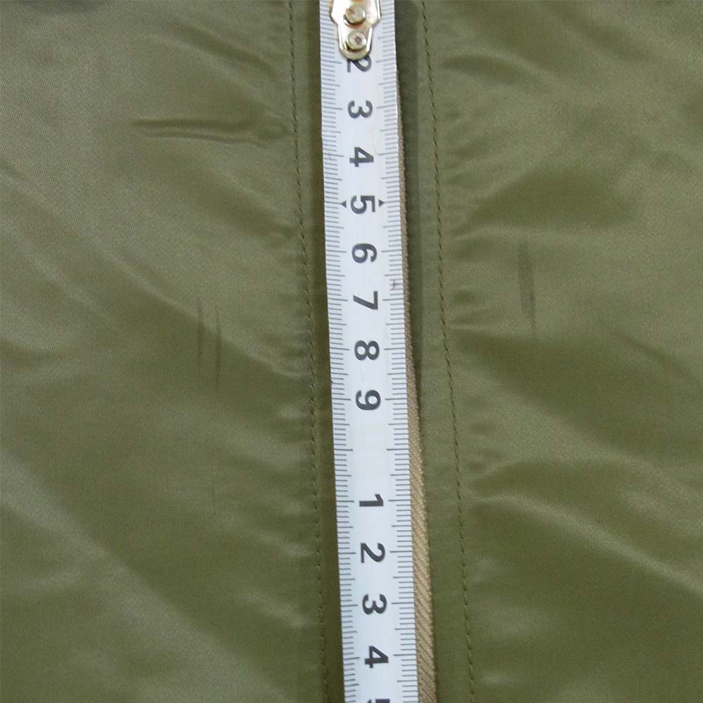 GANGSTERVILLE ギャングスタービル GSV-18-SS-05 バックプリント ナイロン ボエリーズ ジャケット カーキ系 L【美品】【中古】