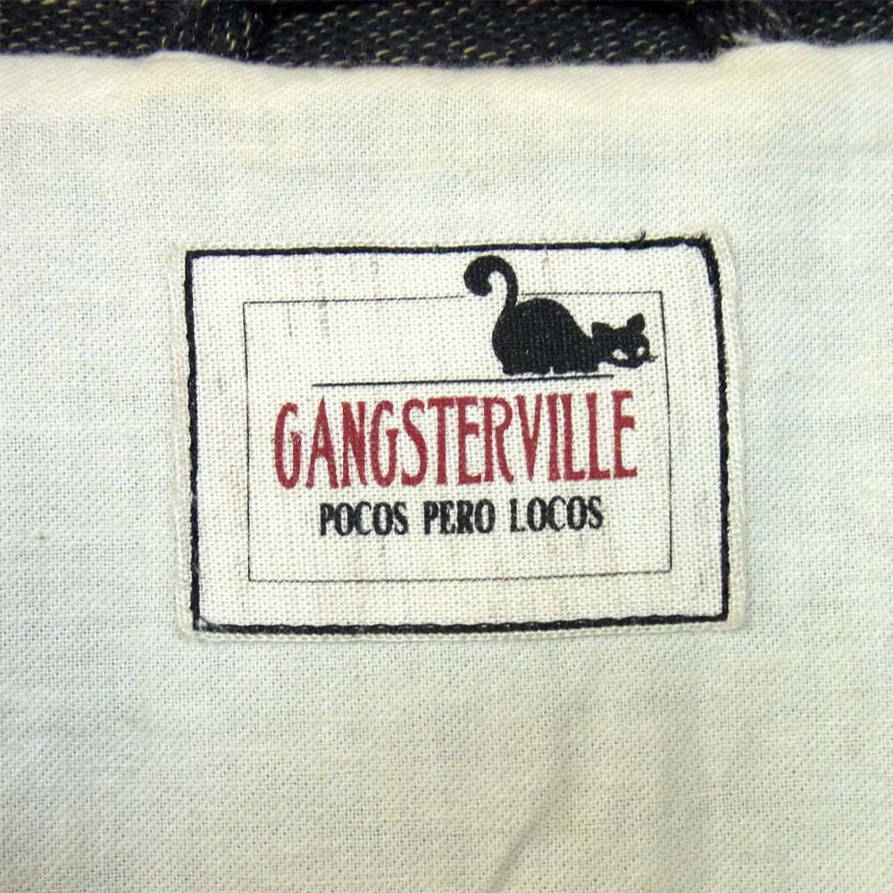 GANGSTERVILLE ギャングスタービル GSV-12-SS-01 コットン カバーオール ジャケット ダークグレー系 L【中古】