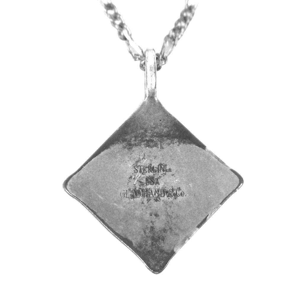 GLADHAND & Co. グラッドハンド FOB TOP&CHAIN プレート ロゴ ネックレス シルバー系【中古】