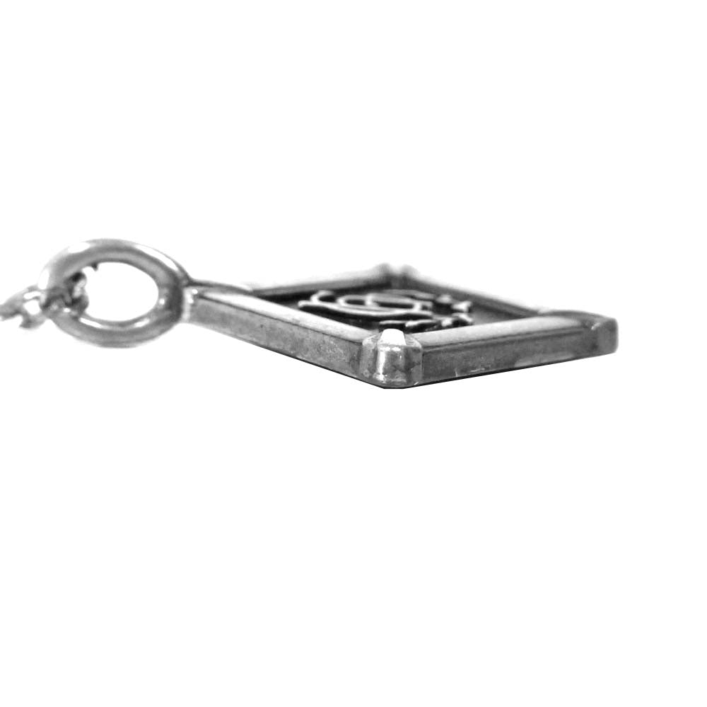 GLADHAND & Co. グラッドハンド FOB TOP&CHAIN プレート ロゴ ネックレス シルバー系【中古】