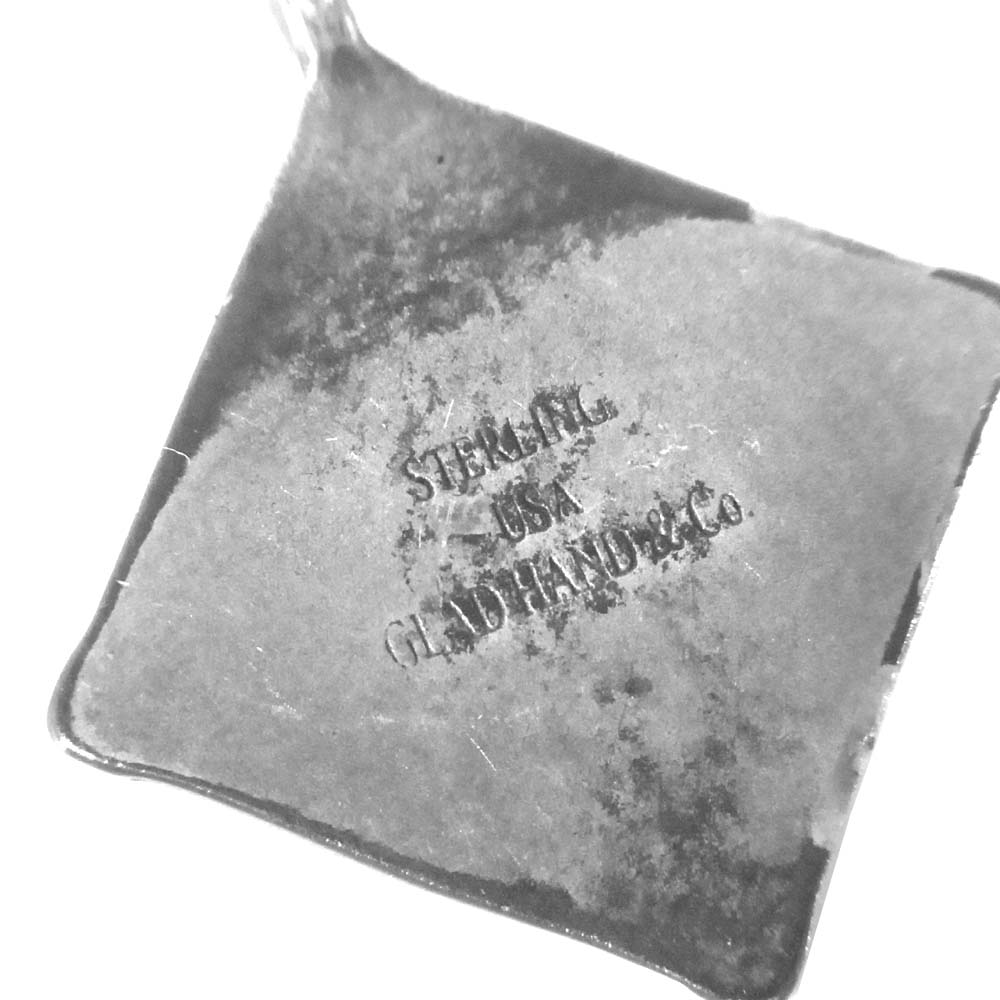 GLADHAND & Co. グラッドハンド FOB TOP&CHAIN プレート ロゴ ネックレス シルバー系【中古】