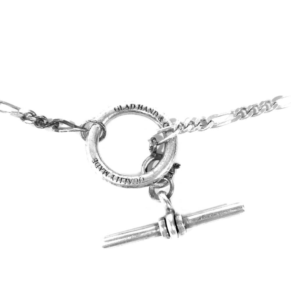GLADHAND & Co. グラッドハンド FOB TOP&CHAIN プレート ロゴ ネックレス シルバー系【中古】