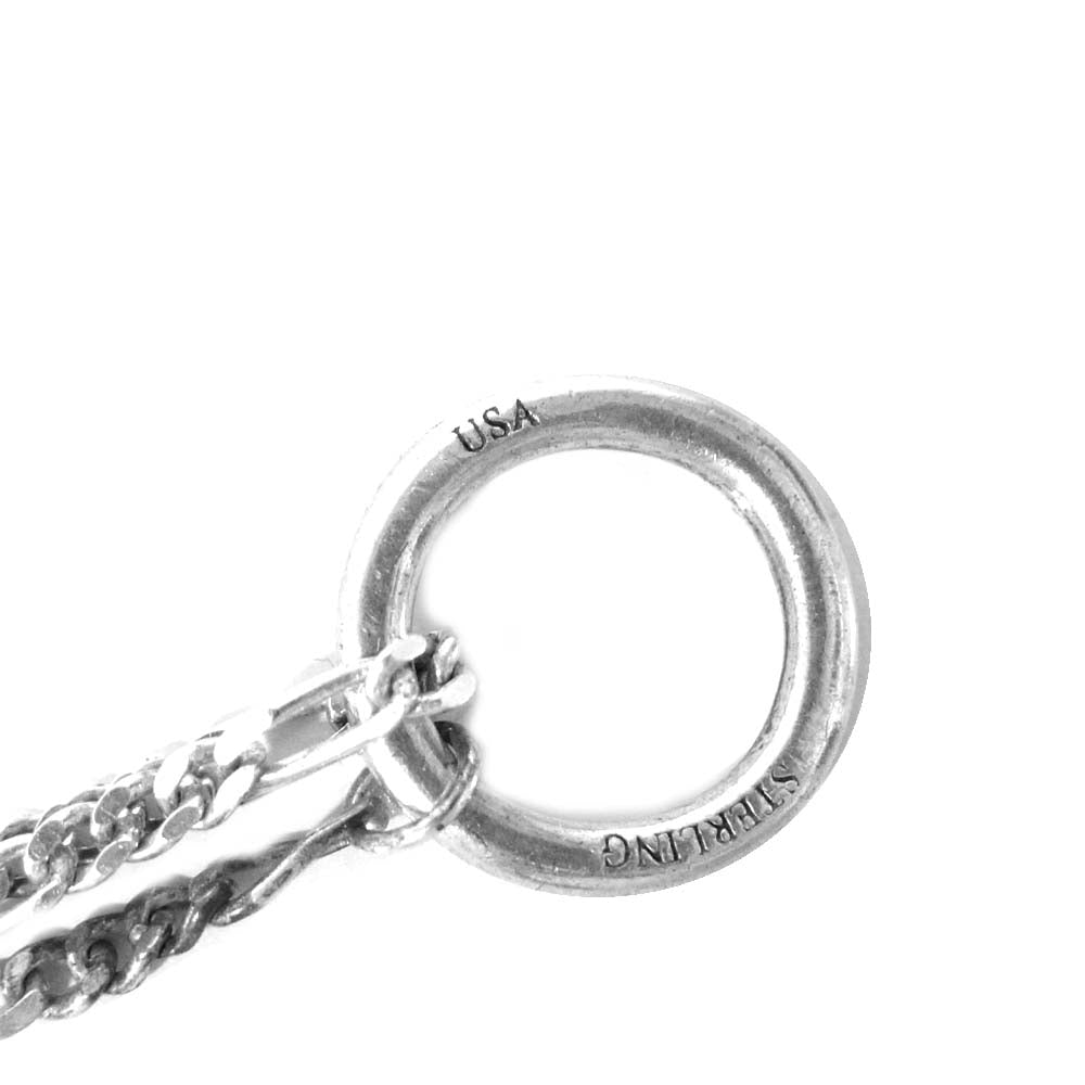 GLADHAND & Co. グラッドハンド FOB TOP&CHAIN プレート ロゴ ネックレス シルバー系【中古】