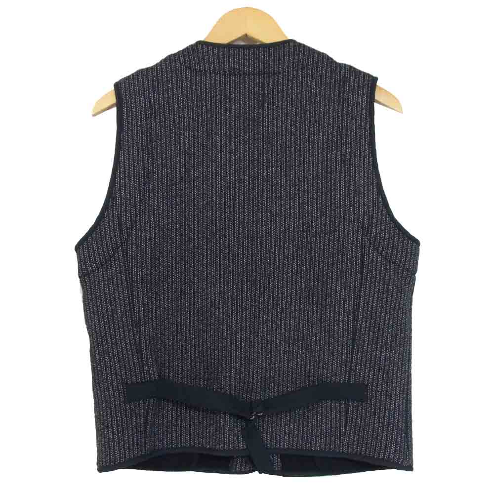 GANGSTERVILLE ビーチクロスベスト S ごま塩 GANGSTERVILLE ギャングスタービル GSV-15-AW-11 ロゴ刺繍 ごま塩