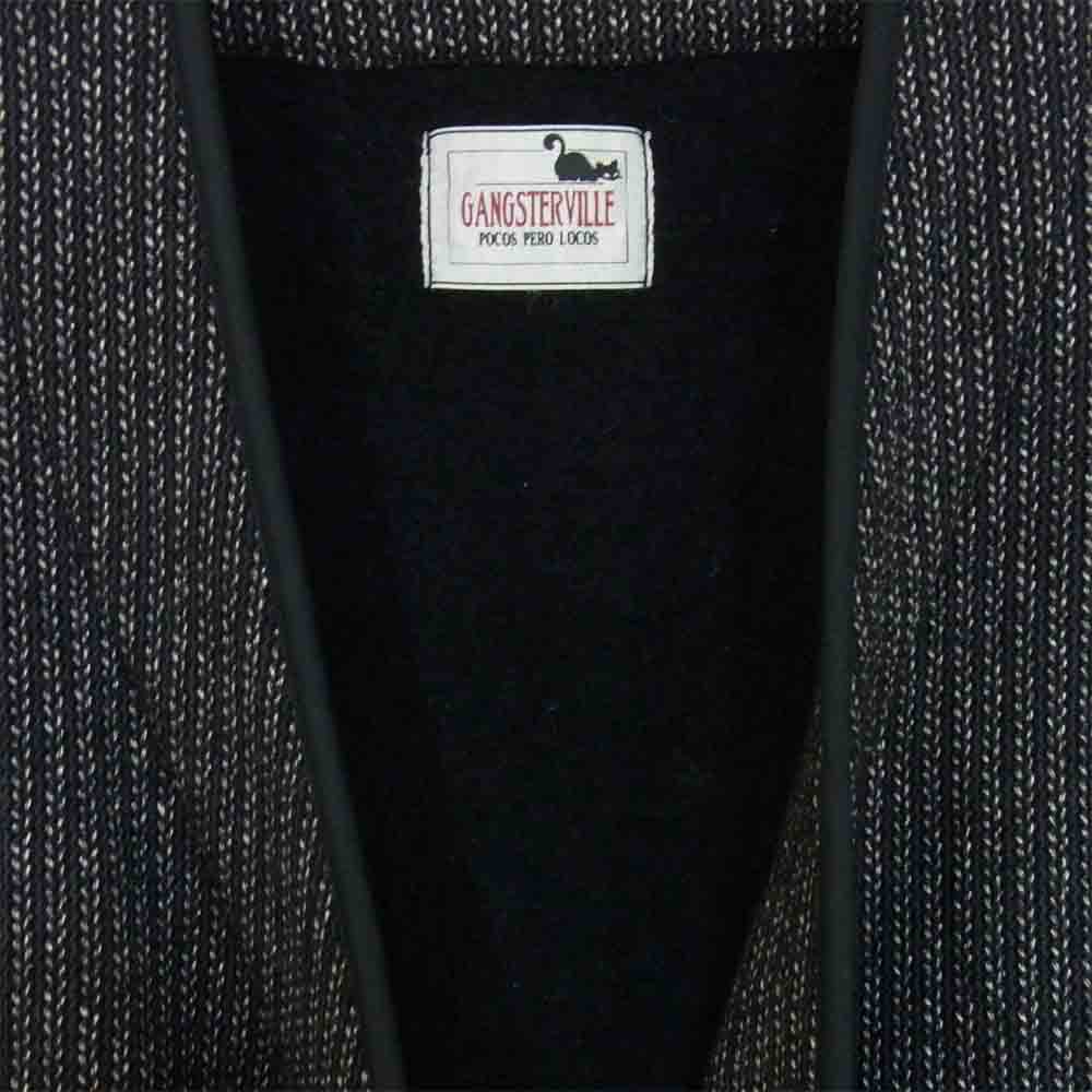 GANGSTERVILLE ギャングスタービル GSV-15-AW-11 ロゴ刺繍 ごま塩