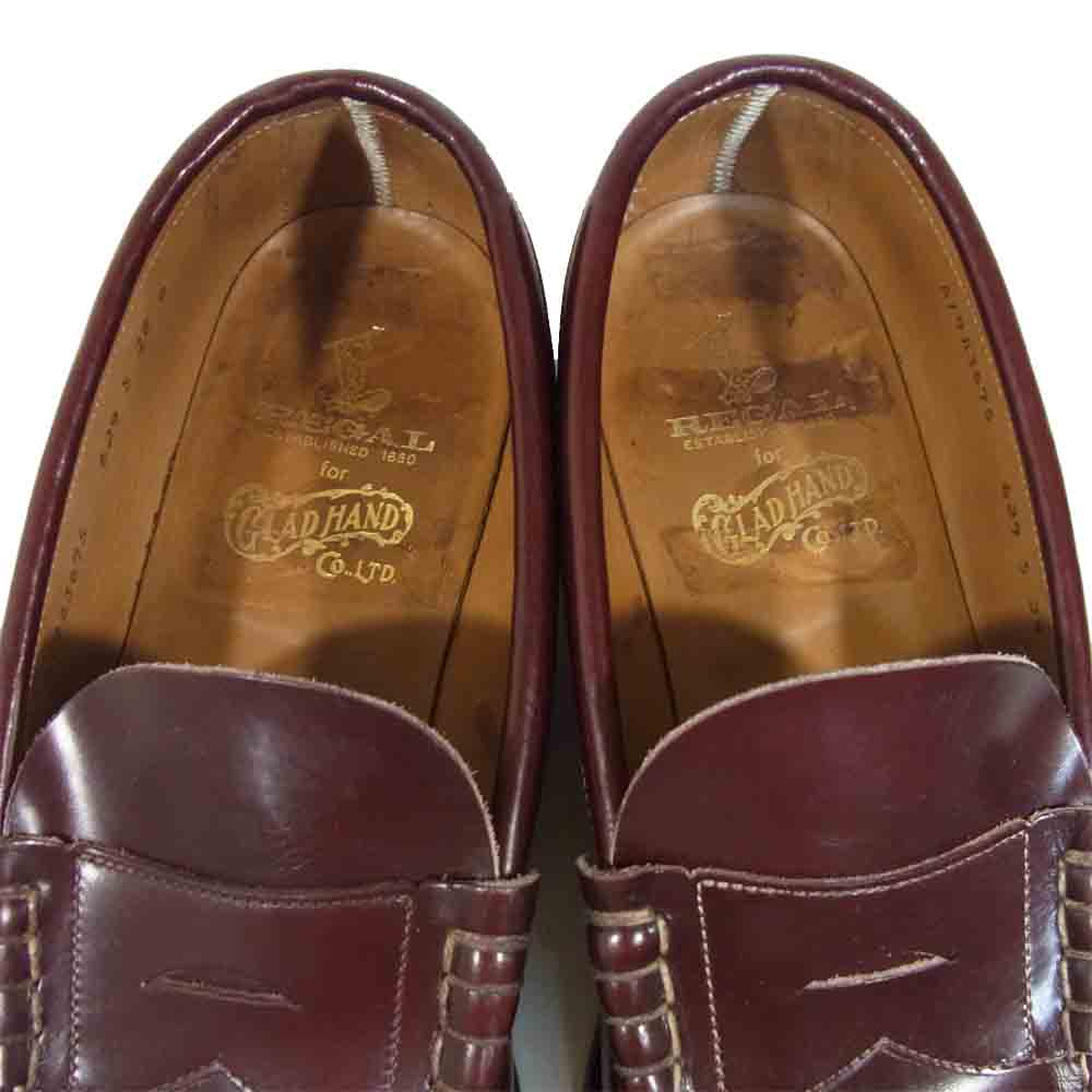 GLADHAND & Co. グラッドハンド 629S GH リーガル REGAL ペニー ローファー ダークブラウン系 28cm【中古】