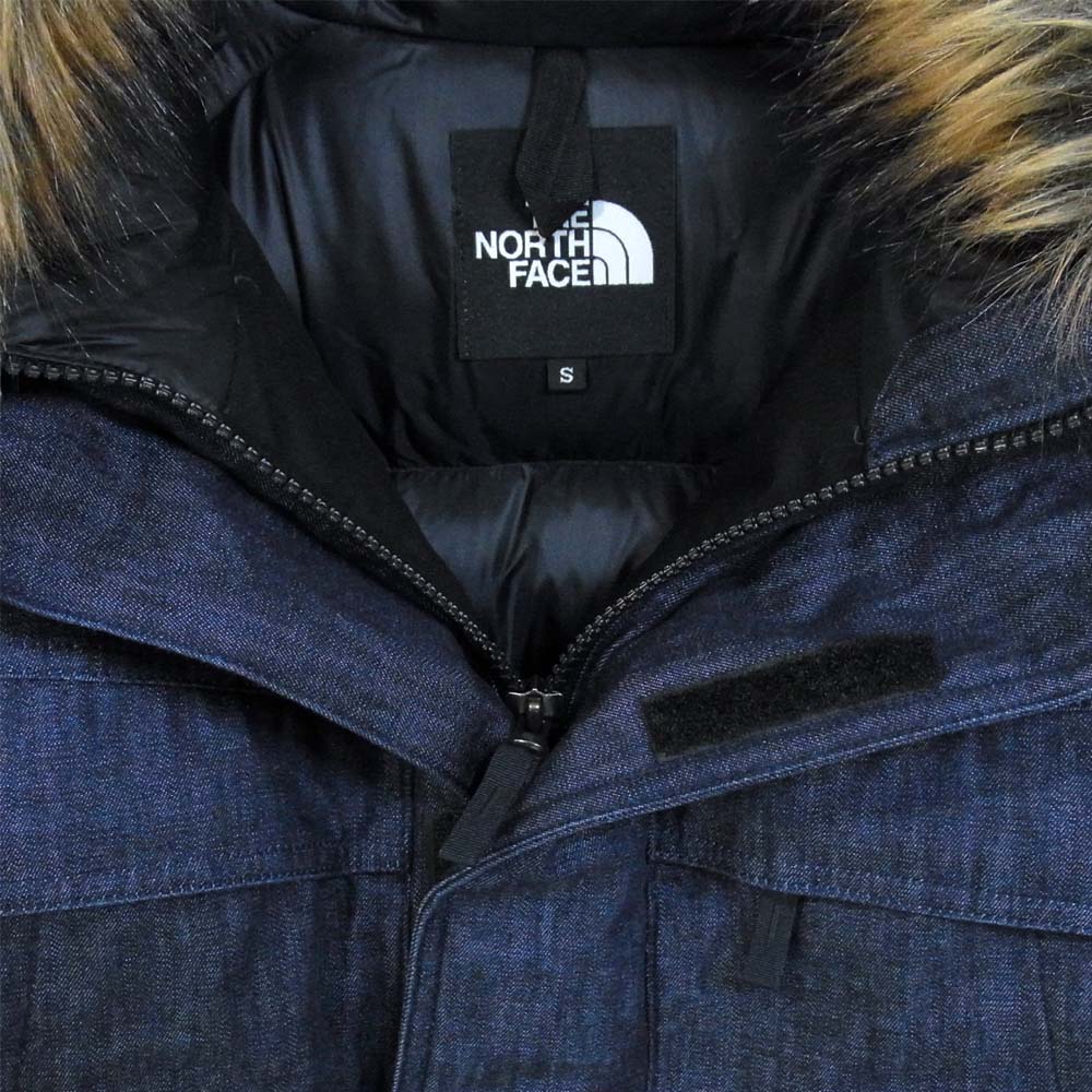 THE NORTH FACE ノースフェイス ND91736 国内正規品 Denim McMurdo Parka デニム マクマード パーカ インディゴブルー系 S【美品】【中古】