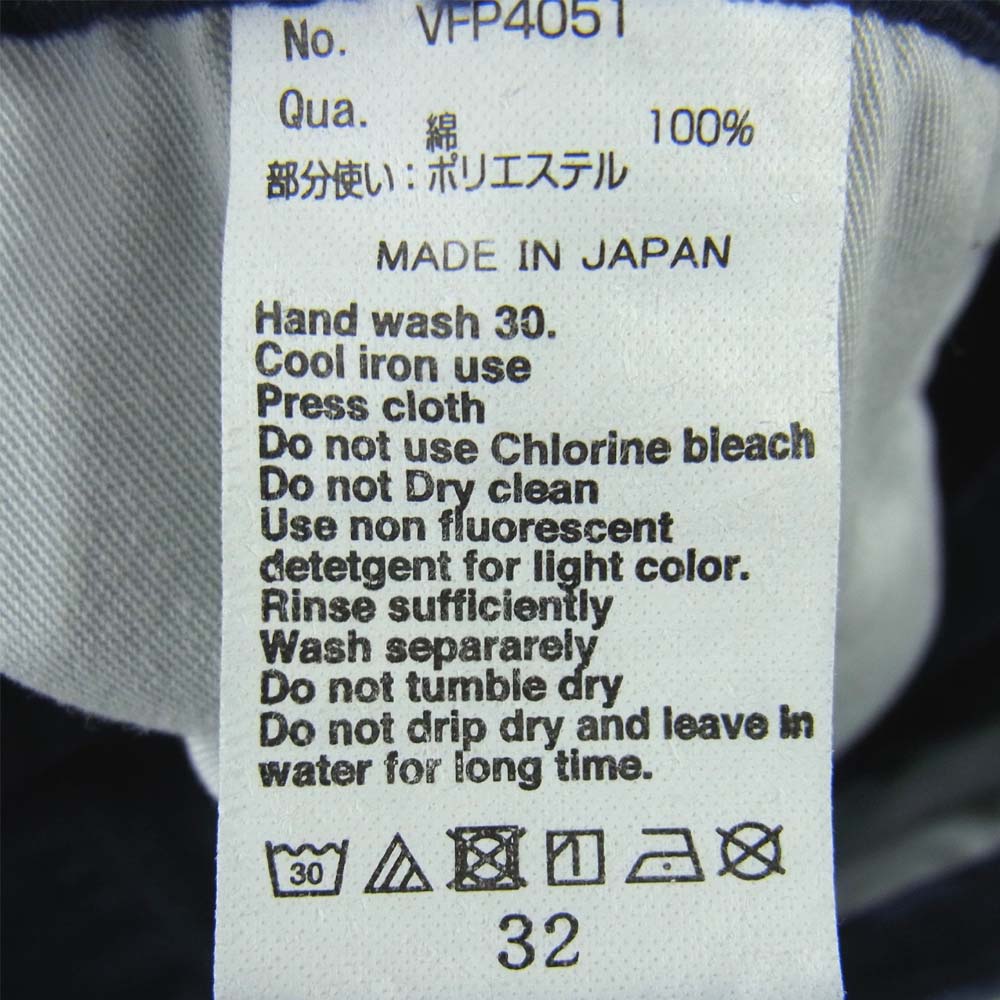 VFP4051 denim by vanquish & fragment デニムバイヴァンキッシュ フラグメント ネイビー系 32【中古】