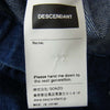 DESCENDANT ディセンダント 20SS 201WVDS-JKM02 CRICKET DENIM JACKET クリケット デニム ジャケット インディゴブルー系 1【中古】