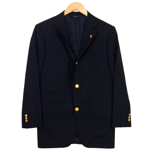 Brooks Brothers ブルックスブラザーズ 62078407001 TOMORROWLAND別注 米国製 段返り 3B ブレザー テーラードジャケット ネイビー系 46【美品】【中古】