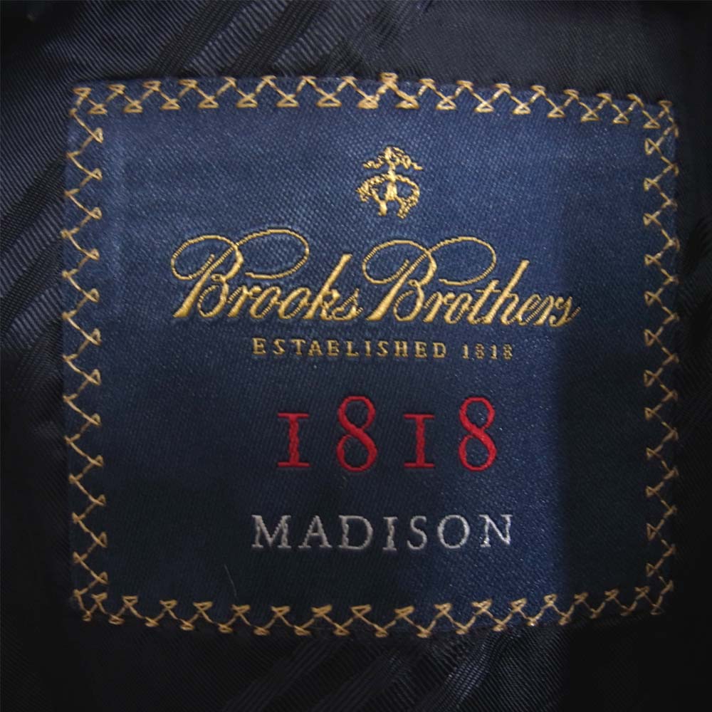 Brooks Brothers ブルックスブラザーズ 62078407001 TOMORROWLAND別注 米国製 段返り 3B ブレザー テーラードジャケット ネイビー系 46【美品】【中古】