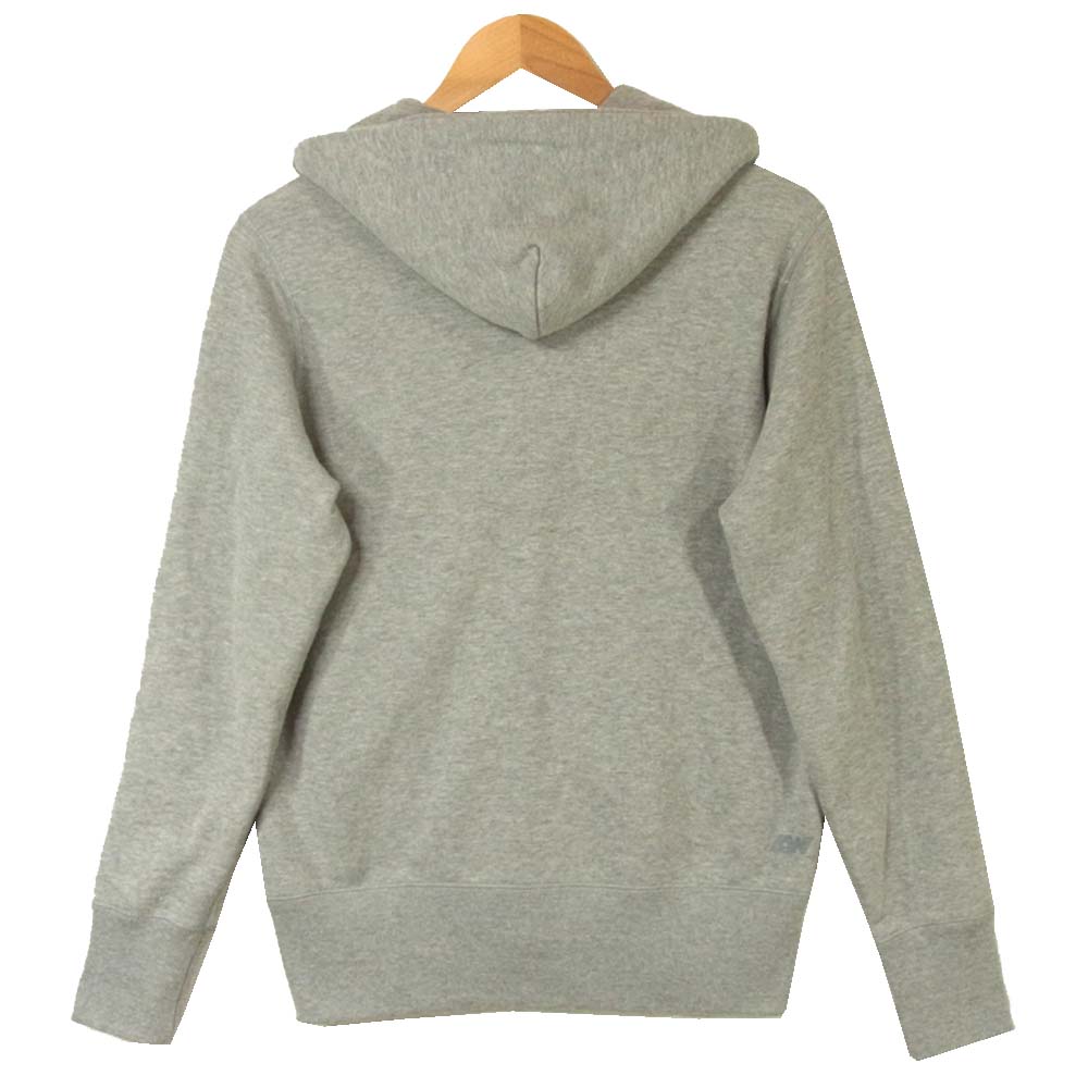 LOOPWHEELER ループウィラー LW290 吊り編み コットン ハイ ジップ パーカー グレー系 S【中古】