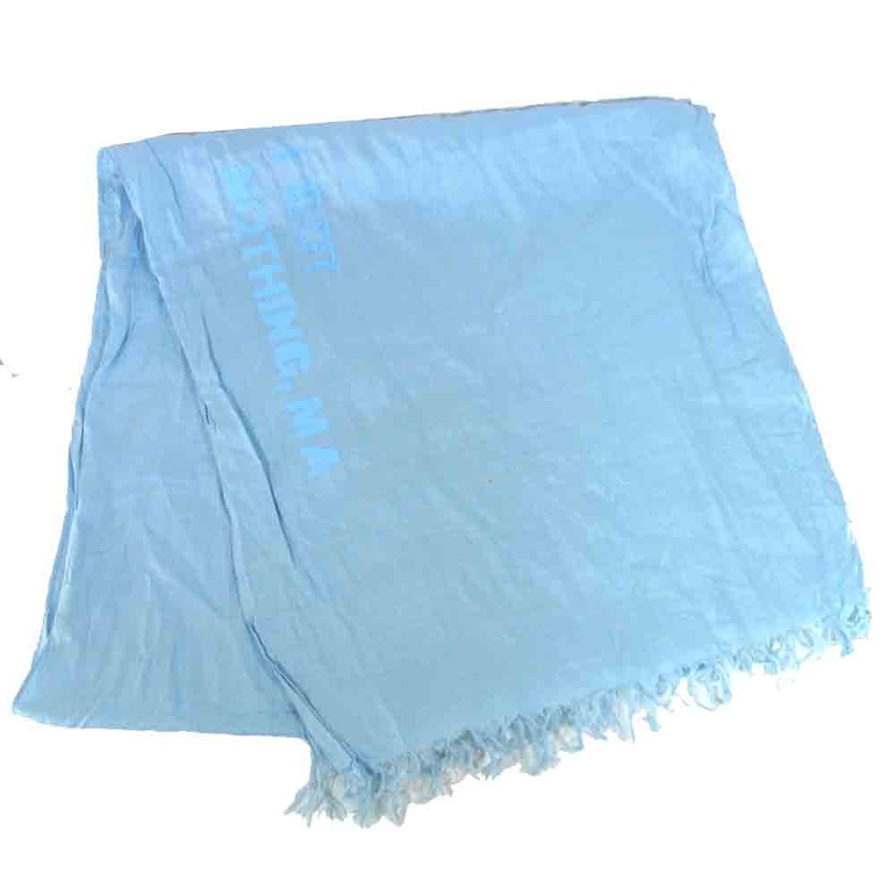 Yohji Yamamoto ヨウジヤマモト プールオム POUR HOMME I GOT NOTHING MA ストール ショール マフラー ライトブルー系【中古】