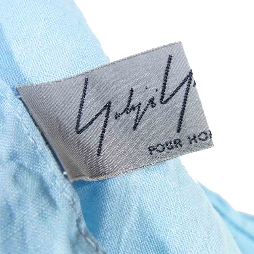 Yohji Yamamoto ヨウジヤマモト プールオム POUR HOMME I GOT NOTHING MA ストール ショール マフラー ライトブルー系【中古】