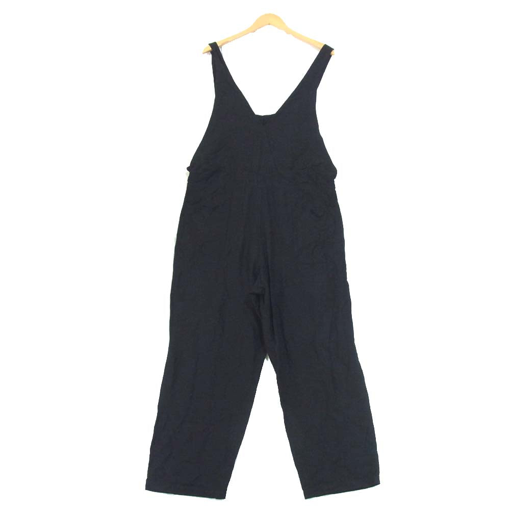Yohji Yamamoto ヨウジヤマモト 17ss UD-P12-302 サイト syte リネン オーバーオール サロペット ブラック系 M【中古】