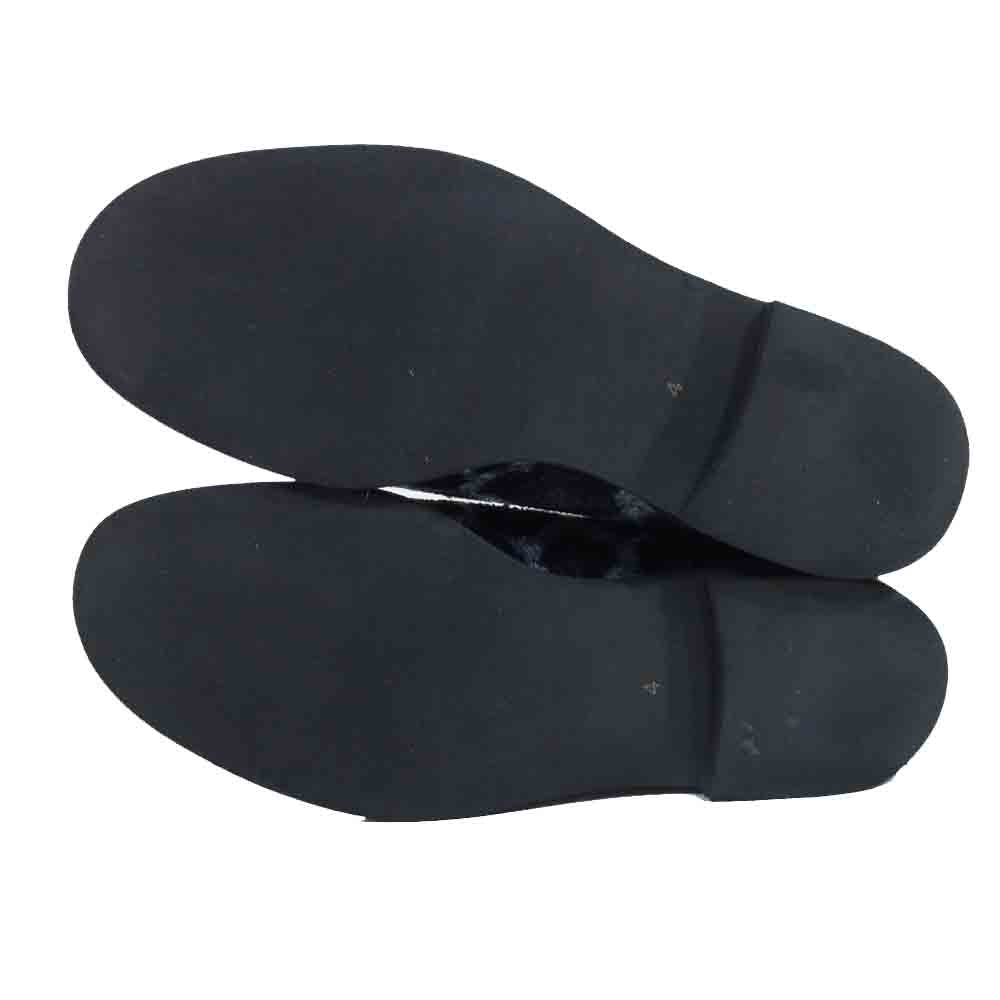 Yohji Yamamoto ヨウジヤマモト 19ss レオパード スエード ブーツ ブラック系 4【中古】