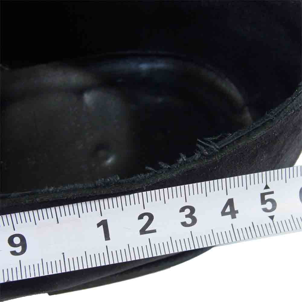 Yohji Yamamoto ヨウジヤマモト 19ss レオパード スエード ブーツ ブラック系 4【中古】