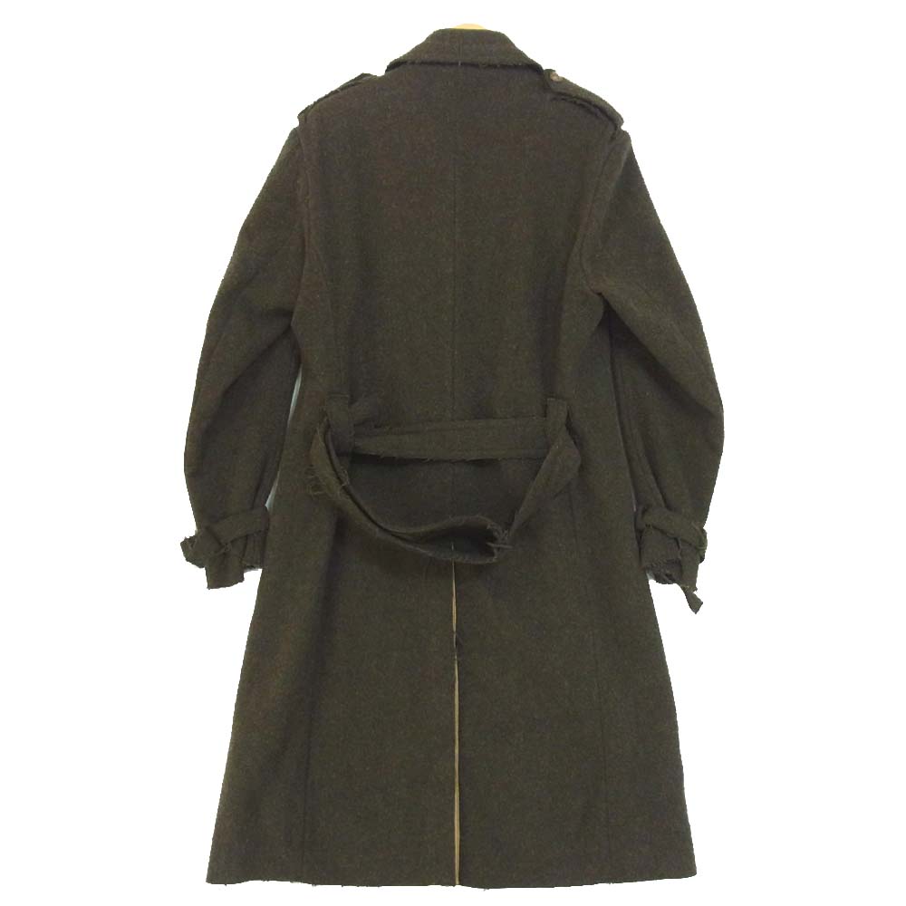 Yohji Yamamoto ヨウジヤマモト ワイズフォーメン Ys for men ウール トレンチコート モスグリーン系 3【美品】【中古】